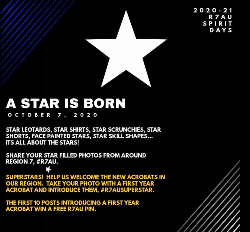 OCTOBER 7 - R7AU STAR SPIRIT DAY